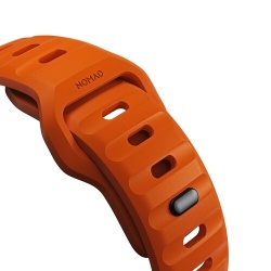 Accessoires bracelet et montre connectée Nomad Apple Watch Sport Band 44/45/46/49mm Orange