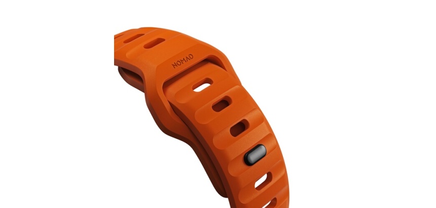 Accessoires bracelet et montre connectée Nomad Apple Watch Sport Band 44/45/46/49mm Orange