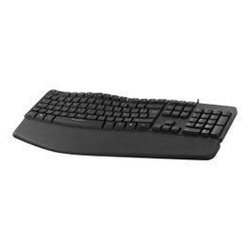 Clavier Tnb ERGO - Clavier ergonomique filaire avec repose-poignet aimante - noir