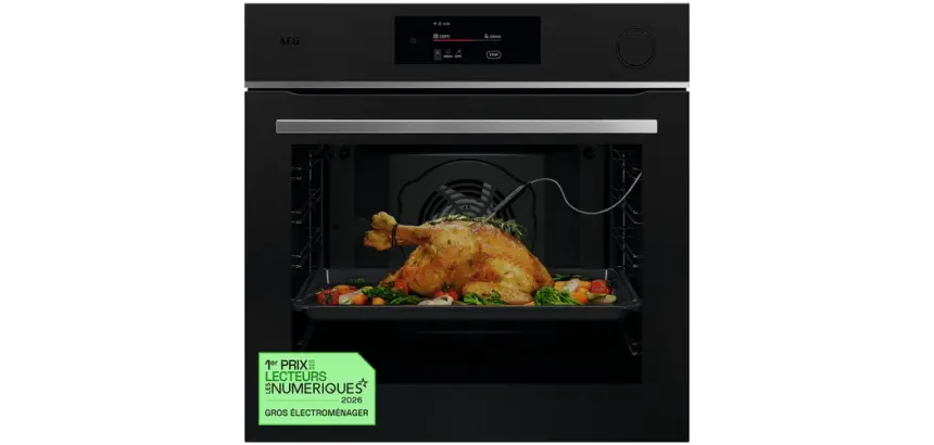 Four encastrable Aeg TR7PB731ST Noir Matt