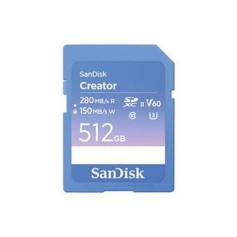 Carte mémoire SD Sandisk Creator Card (UHS-II) 512G