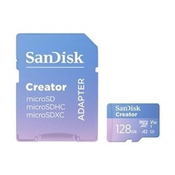 Carte mémoire micro SD Sandisk Creator Card 128G