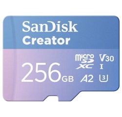 Carte mémoire micro SD Sandisk Creator Card 256G