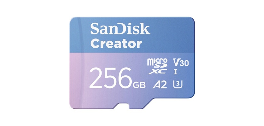 Carte mémoire micro SD Sandisk Creator Card 256G