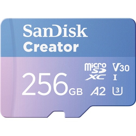 Carte mémoire micro SD Sandisk Creator Card 256G