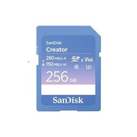 Carte mémoire SD Sandisk Creator Card (UHS-II) 256G