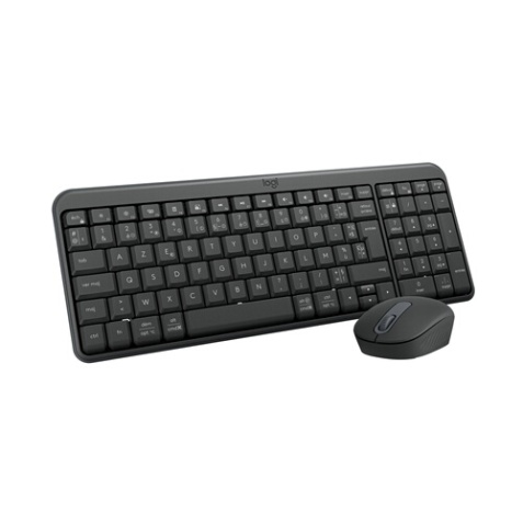 Ensemble clavier et souris Logitech MK250 sans fil Bluetooth, sans fil compact, ambidextre, construction durable - Windows/macOS