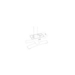 Support mural pour écran plat Erard SUPPORT TABLETTE BLANCHE POUR MEUBLE WILL
