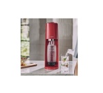 Machine à soda et eau gazeuse Sodastream TERRA Rouge + 1 bouteille compatible Lave Vaisselle