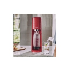 Machine à soda et eau gazeuse Sodastream TERRA Rouge + 1 bouteille compatible Lave Vaisselle