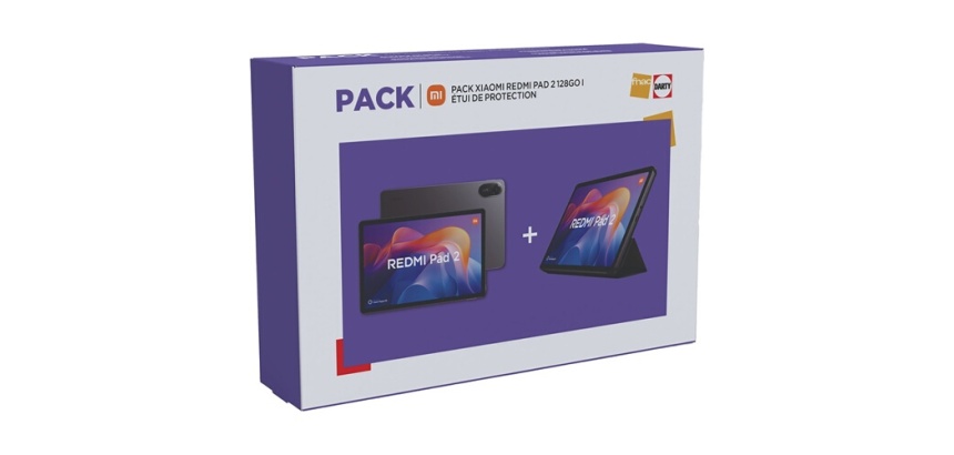 Tablette tactile Xiaomi Redmi Pad 2 4/128 Wifi + Cover