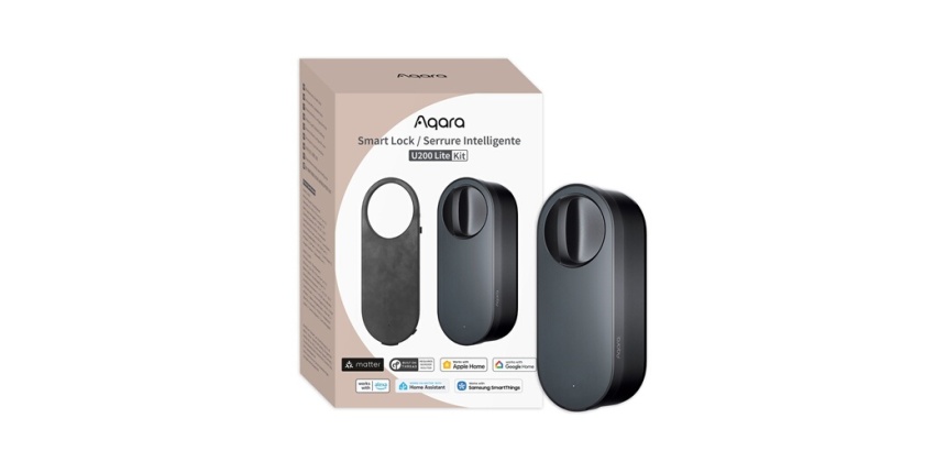 Serrure connectée Aqara U200 Lite noir