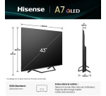 TV LED Hisense QLED 43A7Q 108 cm 2025