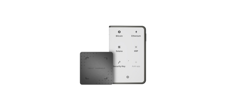 Cryptowallet Ledger Stax Graphite avec Recovery Key incluse