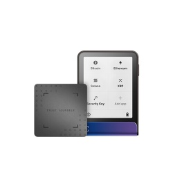 Cryptowallet Ledger Flex Bleu Neptune avec Recovery Key incluse
