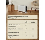Convecteur électrique Mill Instant Max Mec 2200W CO2200MECMAX