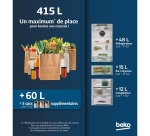 Réfrigérateur congélateur en bas Beko B3RCNE415HXB