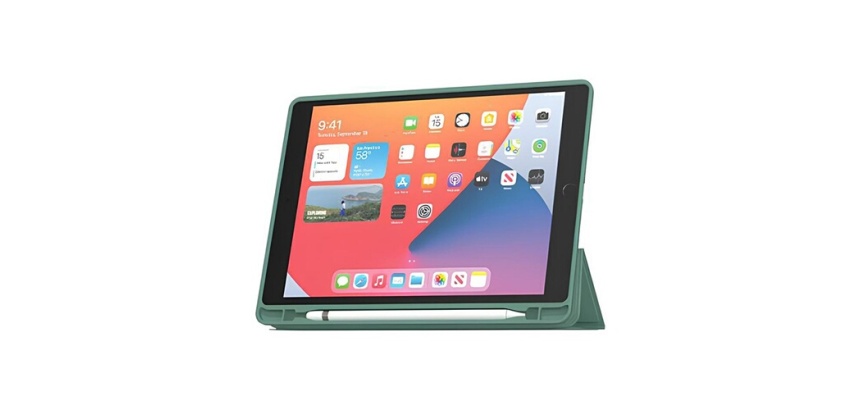 Housse Tablette Mw Folio Slim Skin iPad 10.2 (2019/20/21 - 7/8/9th gen) Vert