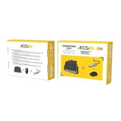Sacoche pour ordinateur portable Accsup Pack 3 en 1 - 14'' PC bag + Mouse + USB C 4 en1 Hub