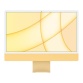 iMac Apple 24" écran retina 4,5K 256 Go SSD 8 Go RAM Puce M1 CPU 8 cœurs GPU 8 cœurs Jaune Reconditionné