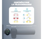 Casque vélo Tnb URBAN MOOV VIZION LED FEU DE FREINAGE AUTOMATIQUE GRIS - M