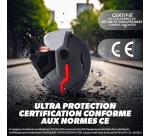 Casque vélo Tnb URBAN MOOV VIZION LED FEU DE FREINAGE AUTOMATIQUE GRIS - M