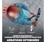 Casque vélo Tnb URBAN MOOV VIZION LED FEU DE FREINAGE AUTOMATIQUE GRIS - L