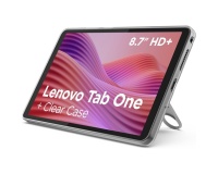 Tablette tactile Lenovo Pack Tab One 8,7" 64 Go Gris anthracite + coque de protection transparente