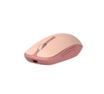 Souris Accsup rechargeable sans fils rose bicolore - 2.4G & Bluetooth