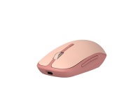 Souris Accsup rechargeable sans fils rose bicolore - 2.4G & Bluetooth