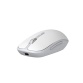 Souris Accsup rechargeable sans fils blanche bicolore - 2.4G & Bluetooth
