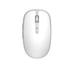 Souris Accsup rechargeable sans fils blanche bicolore - 2.4G & Bluetooth