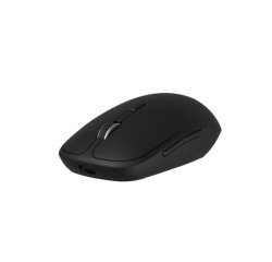 Souris Accsup rechargeable sans fils noire - 2.4G & Bluetooth
