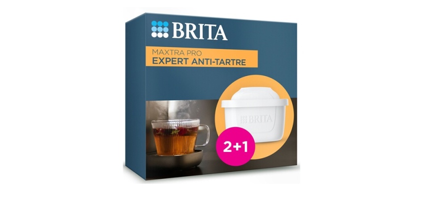 Cartouche filtre à eau Brita Pack de 2+1 Maxtra Pro Expert anti-tartre