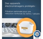 Cartouche filtre à eau Brita Pack de 2+1 Maxtra Pro Expert anti-tartre