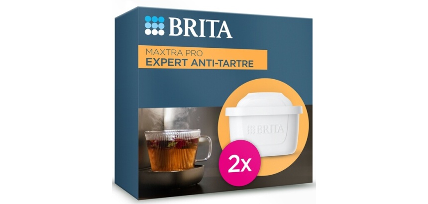 Cartouche filtre à eau Brita PACK DE 2 CARTOUCHES FILTRANTES MAXTRA PRO EXPERT ANTI-TARTRE