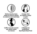 Brosse coiffante Revlon One-Step Blow-Dry Multi Air Styler 5 en 1 avec brosse ovale Revlon originale - RVDR5371