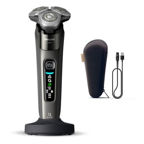 Rasoir électrique Philips X9002/10 Rasoir electrique 100 % etanche Serie i9000 avec SkinIQ
