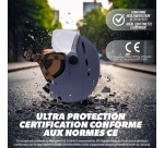Casque vélo Tnb URBAN MOOV - visière taille M - bleu marine