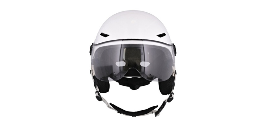 Casque vélo Tnb URBAN MOOV - visière taille L - blanc