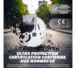 Casque vélo Tnb URBAN MOOV - visière taille M - blanc