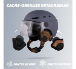 Casque vélo Tnb URBAN MOOV - visière taille L - bleu marine