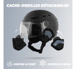Casque vélo Tnb URBAN MOOV - visière taille L - noir