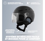 Casque vélo Tnb URBAN MOOV - visière taille L - noir