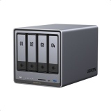 Serveur NAS Ugreen 4 baies DX4800 Plus Gris anodisé