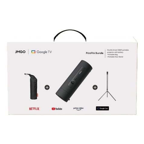 Vidéoprojecteur Jmgo Pack Picofix Full HD avec batterie + trépied + housse