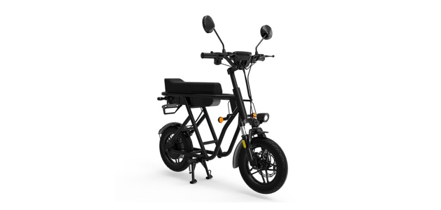 Draisienne électrique Wispeed WIMOB SCOOT NOIR – CYCLOMOBILE HOMOLOGUE ROUTE