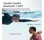 Casque audio Shokz CONDUCTION OSSEUSE OPENSWIM PRO GRIS CHARGE SANS FIL