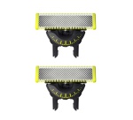 Accessoire rasage Philips Pack 2 Lames de remplacement Tondeuse OneBlade 360 QP420/50 Gris