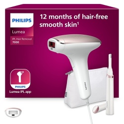 Epilation semi-définitive Philips Lumea Advanced IPL BRI920/00 S7000 Technologie lumière pulsée - avec tondeuse-stylo satin compact
